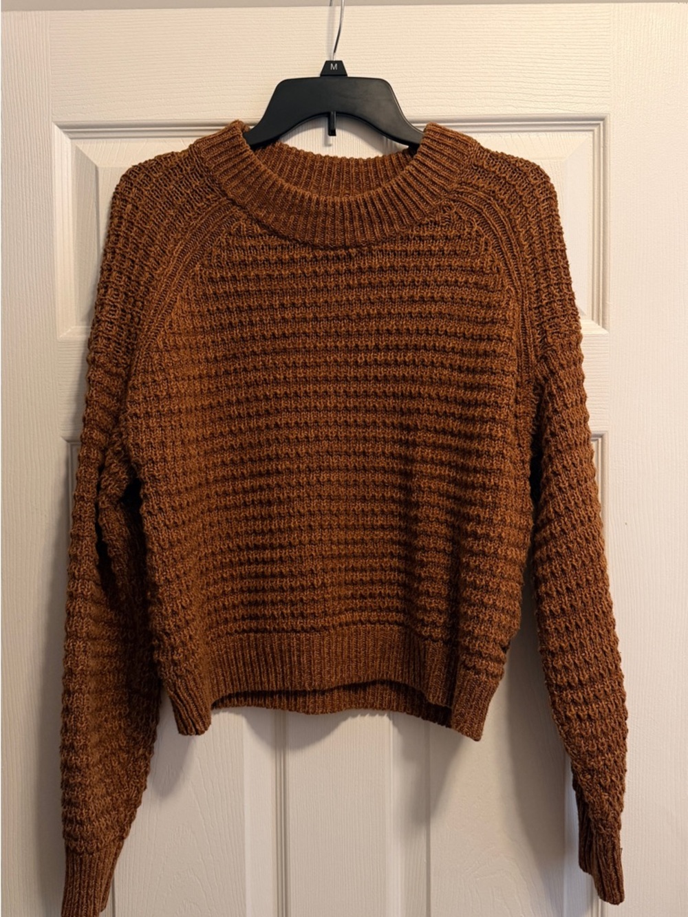 Universal Thread Women's Chunky Crewneck Sweater - Rust Brown